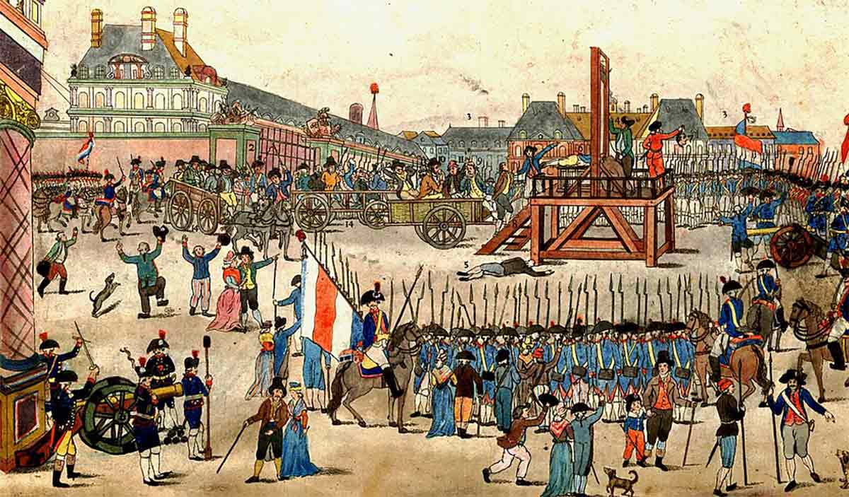 Execution robespierre guillotine