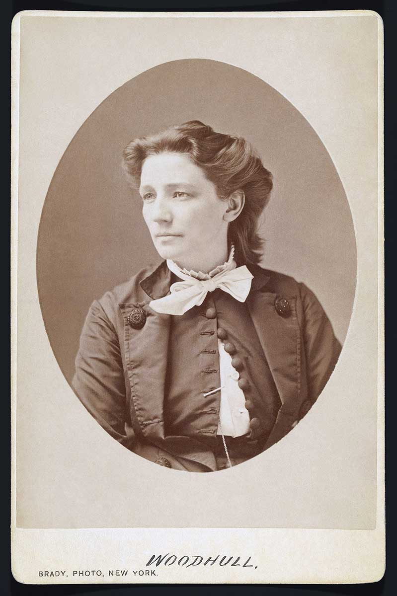 Victoria Woodhull Oval Portrait