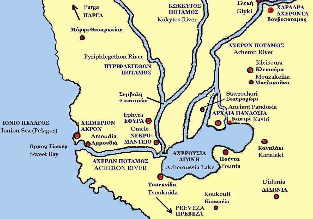acheron map rivers