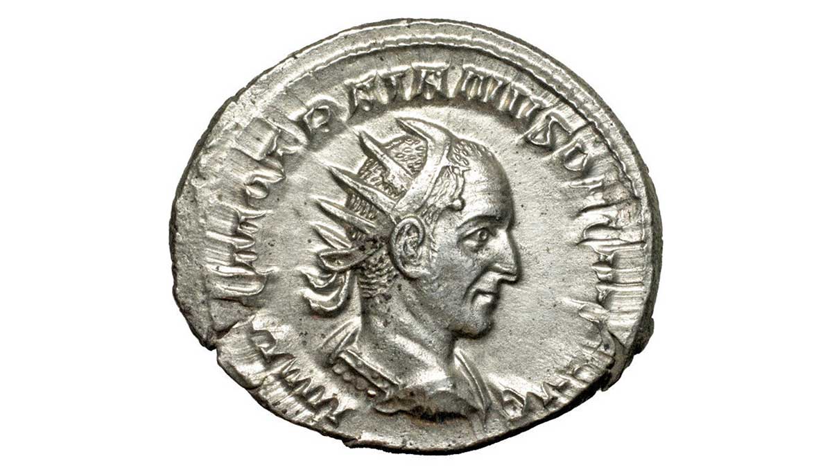 antoninianus trajan decius coin