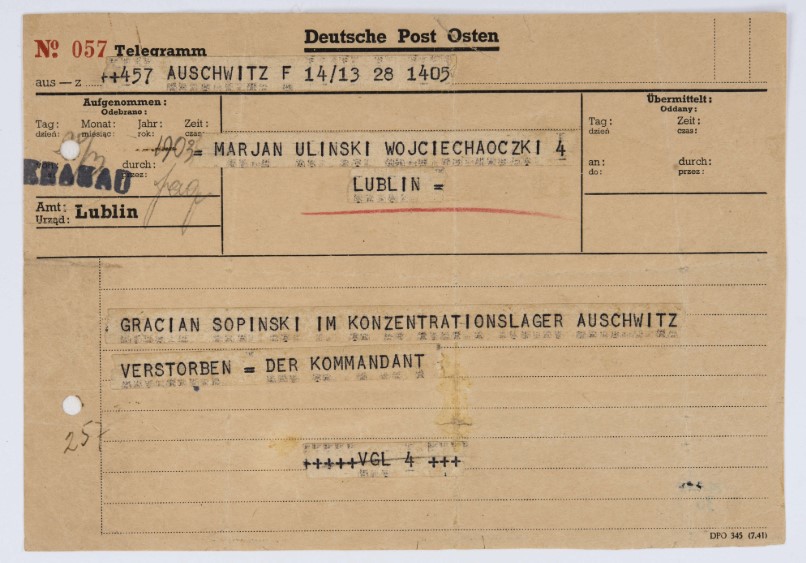 auschwitz death record