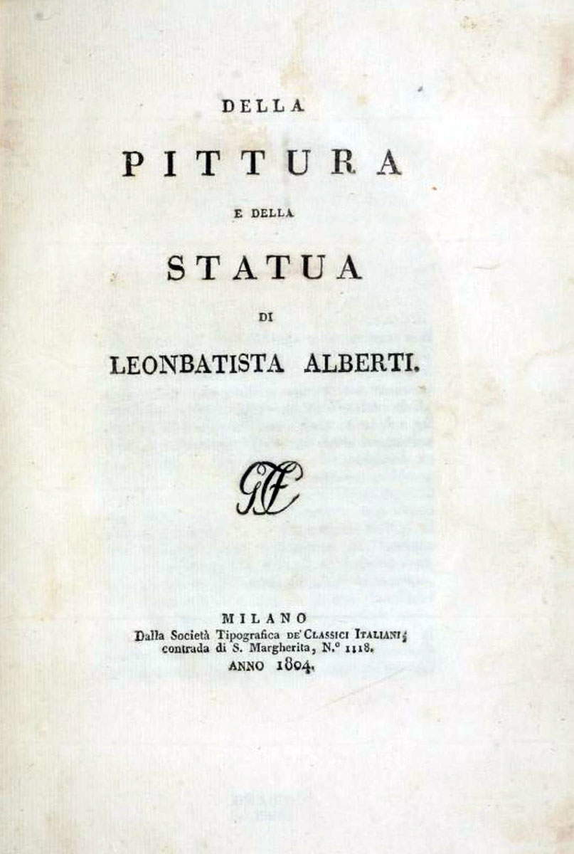 batista alberti della pittura book cover