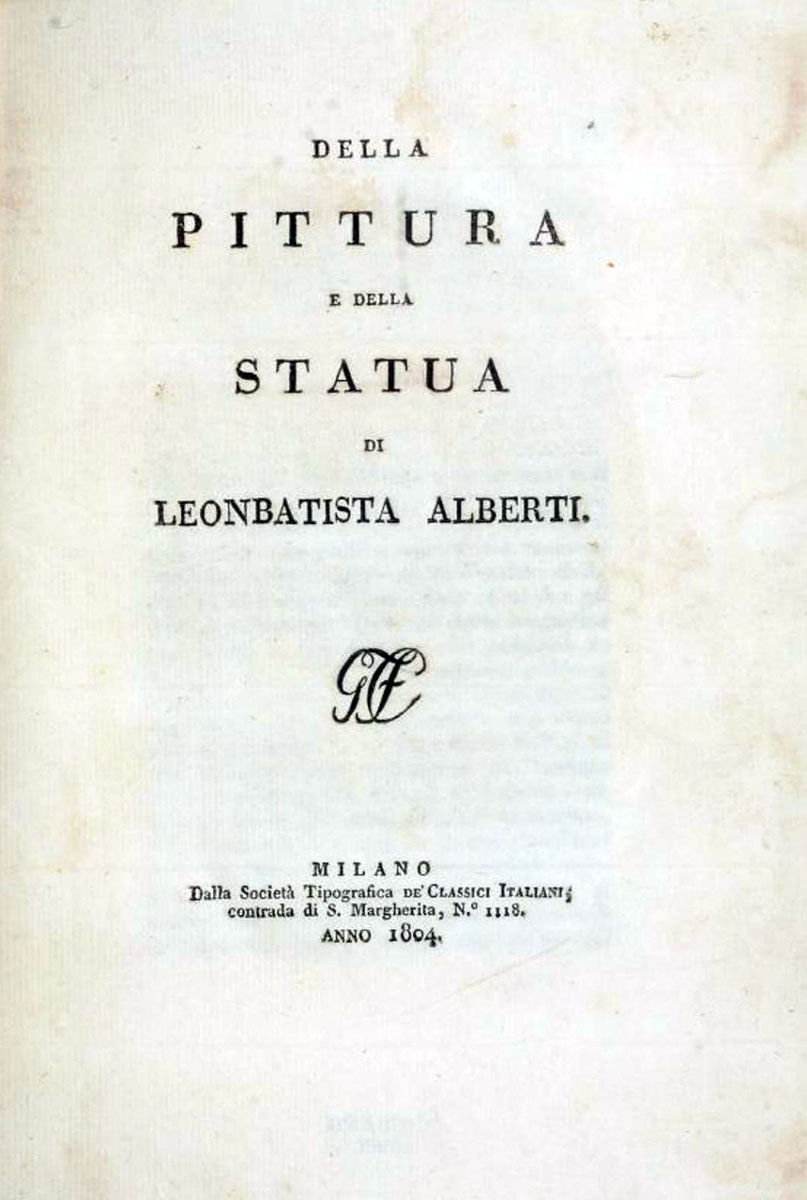 batista alberti della pittura book cover
