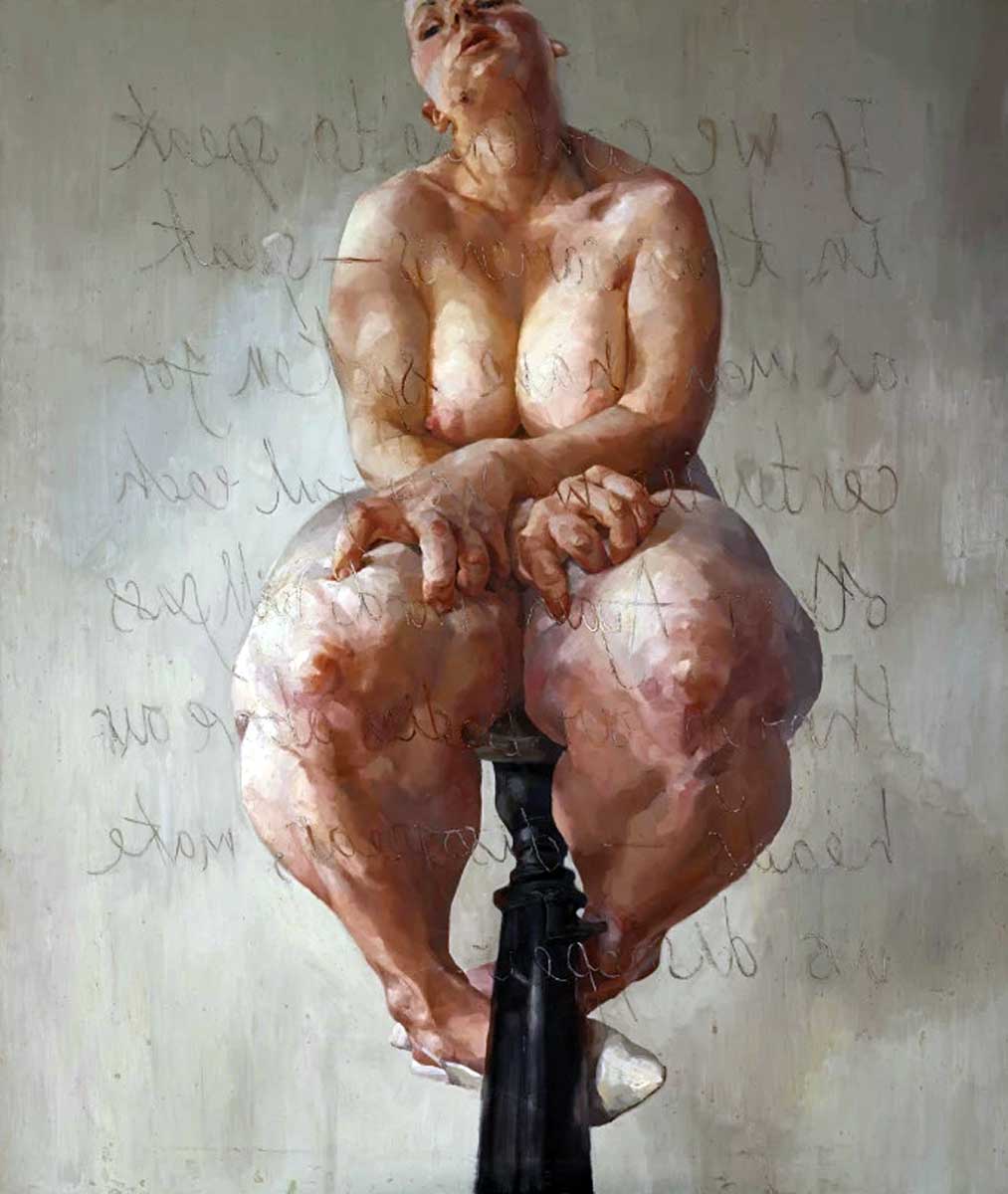 body horror jenny saville propped painting