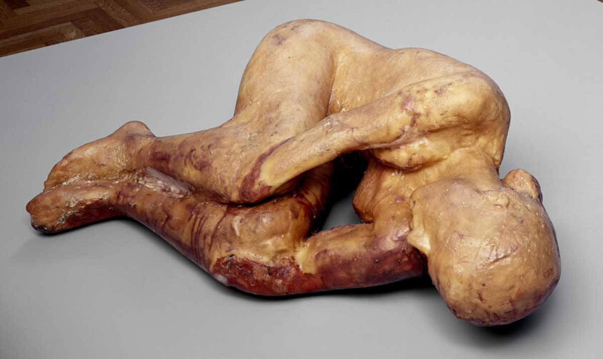 body horror kiki smith blood pool sculpture