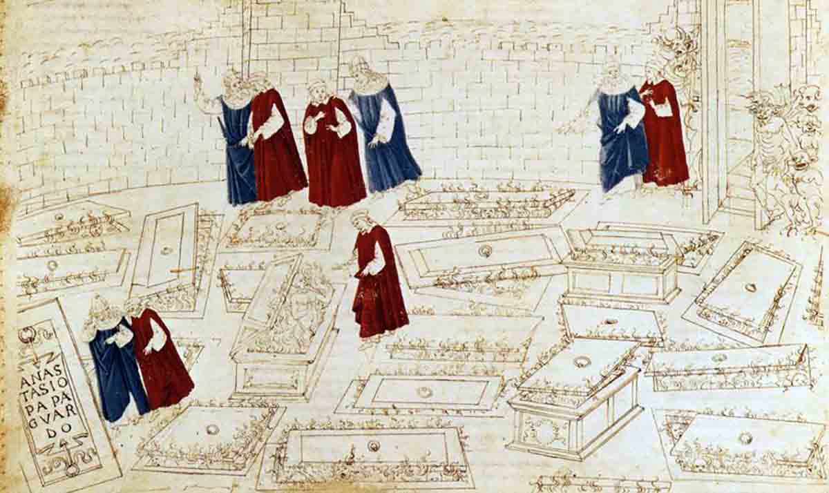 botticelli flaming tombs