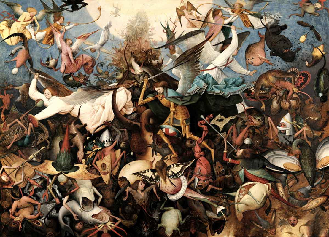 bruegel the fall of the rebel angels painting