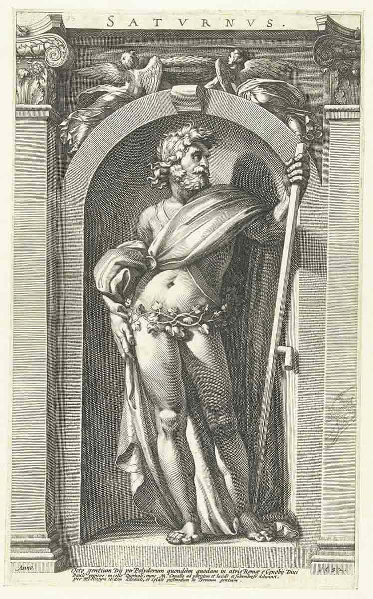 caravaggio sketch saturn