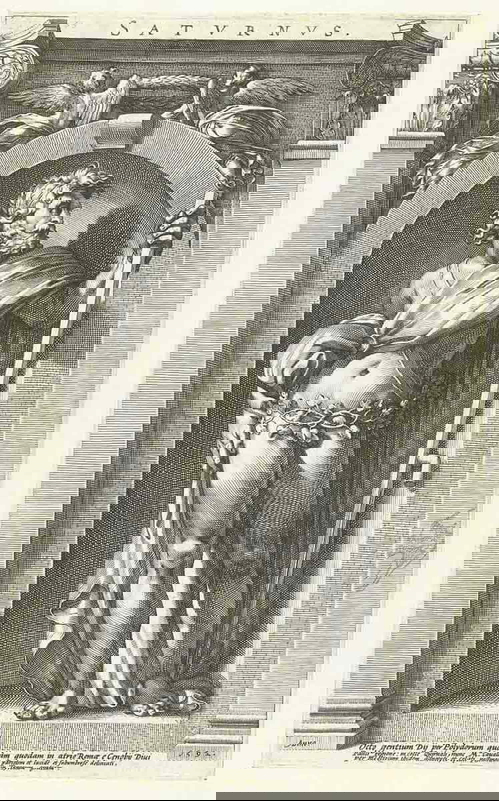 caravaggio sketch saturn