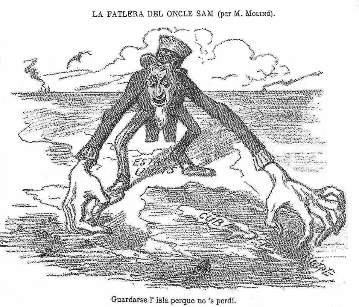 cartoon spanish american war