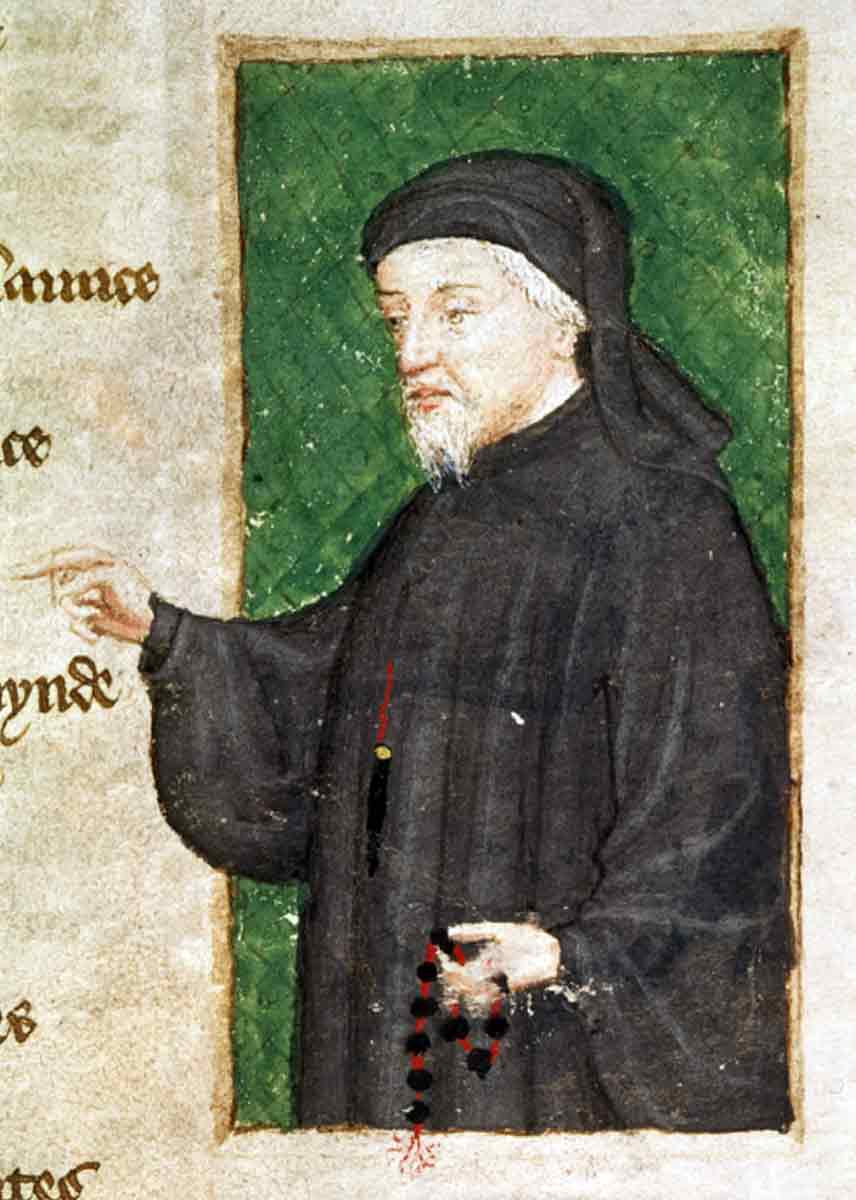 chaucer harleyms portrait