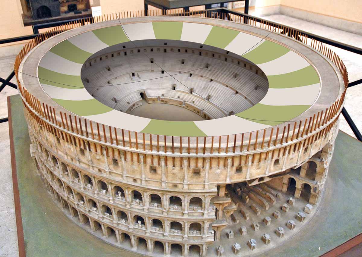 colosseum velarium model