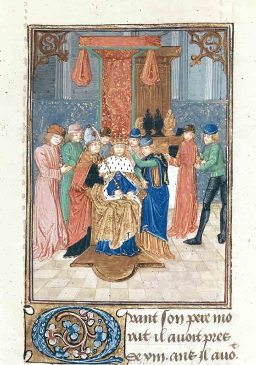 coronation of baldwin iv from bl royal