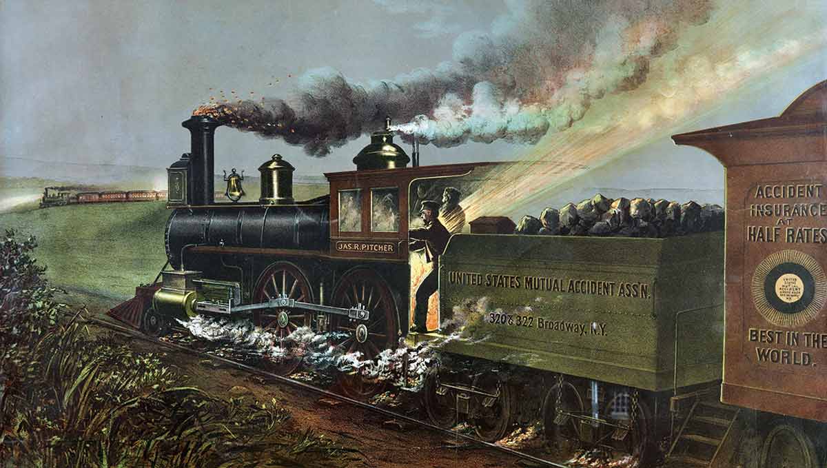 danger signal train night