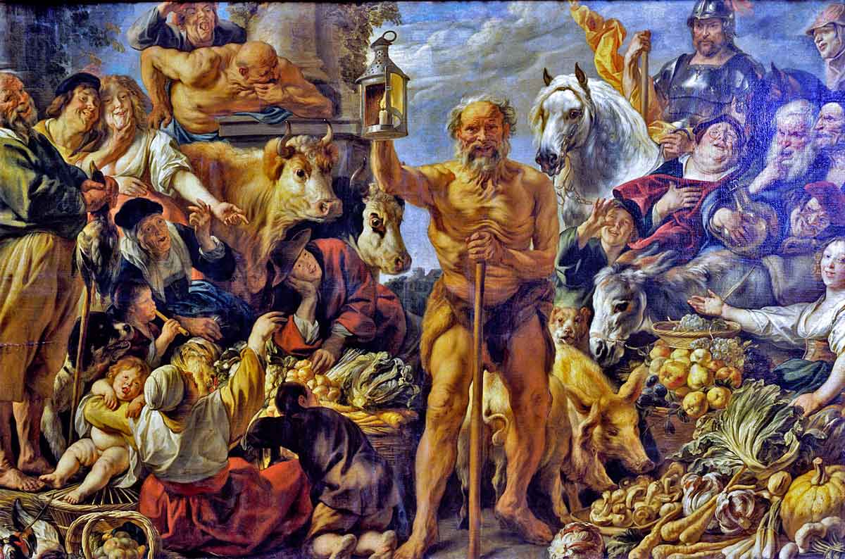 diogenes jordaens painting
