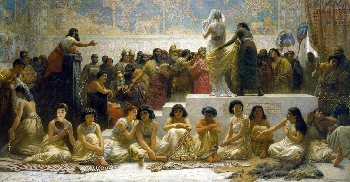 edwin long the babylonian marriage market