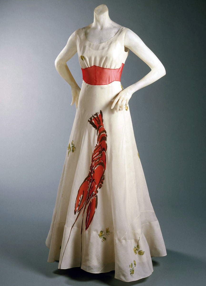 elsa schiaparelli lobster dress