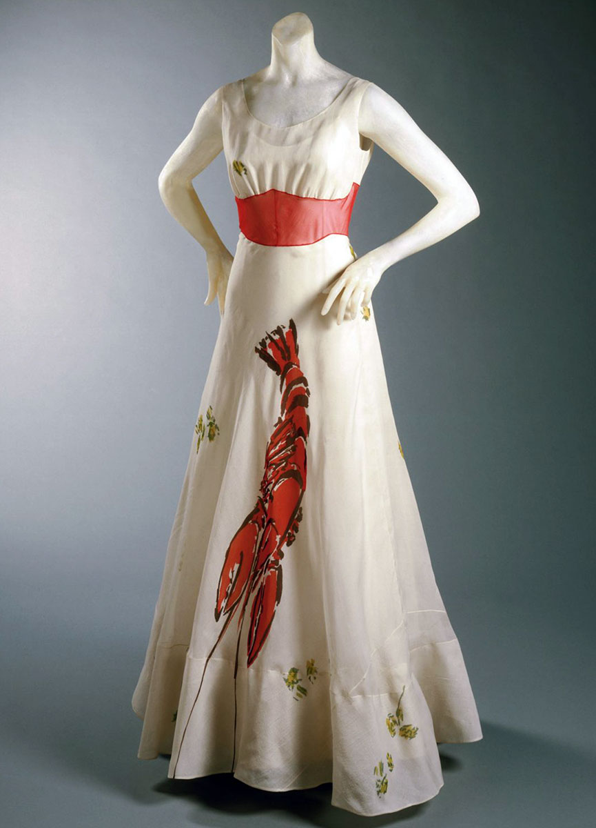 elsa schiaparelli lobster dress