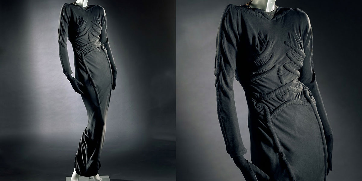 elsa schiaparelli skeleton dress