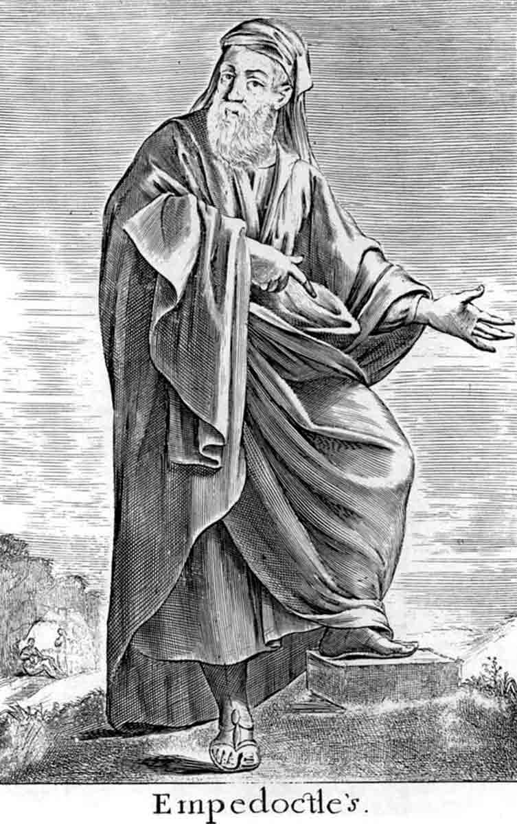 empedocles ancient philosophy engraving