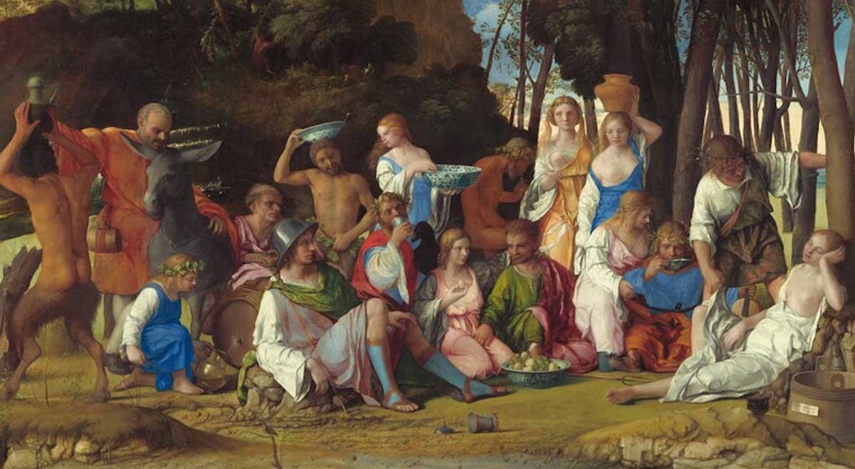 empedocles giovanni bellinni feast of gods painting
