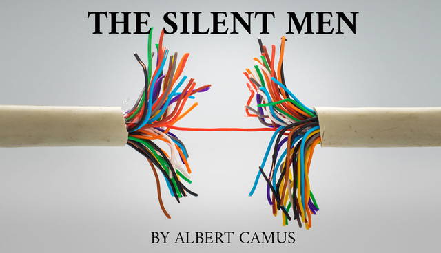 Severed wires with book title and author