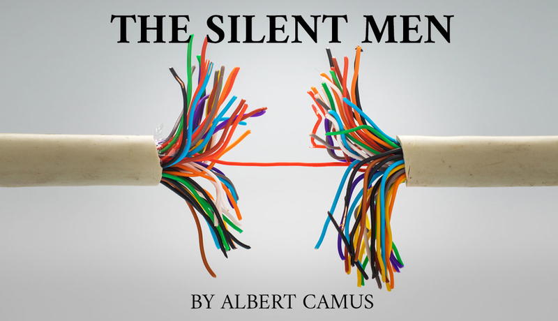 Severed wires with book title and author