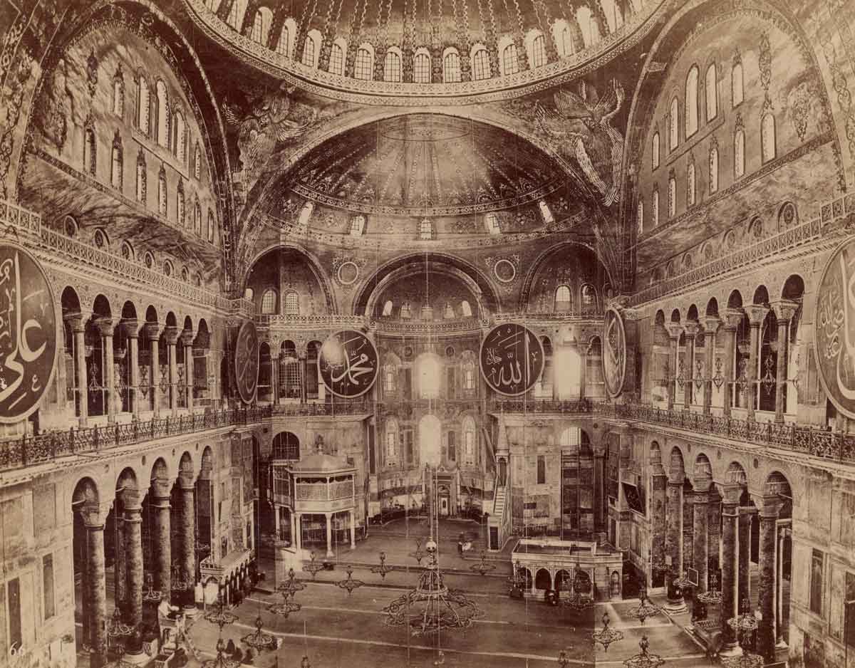 erased seraphim interior hagia sophia