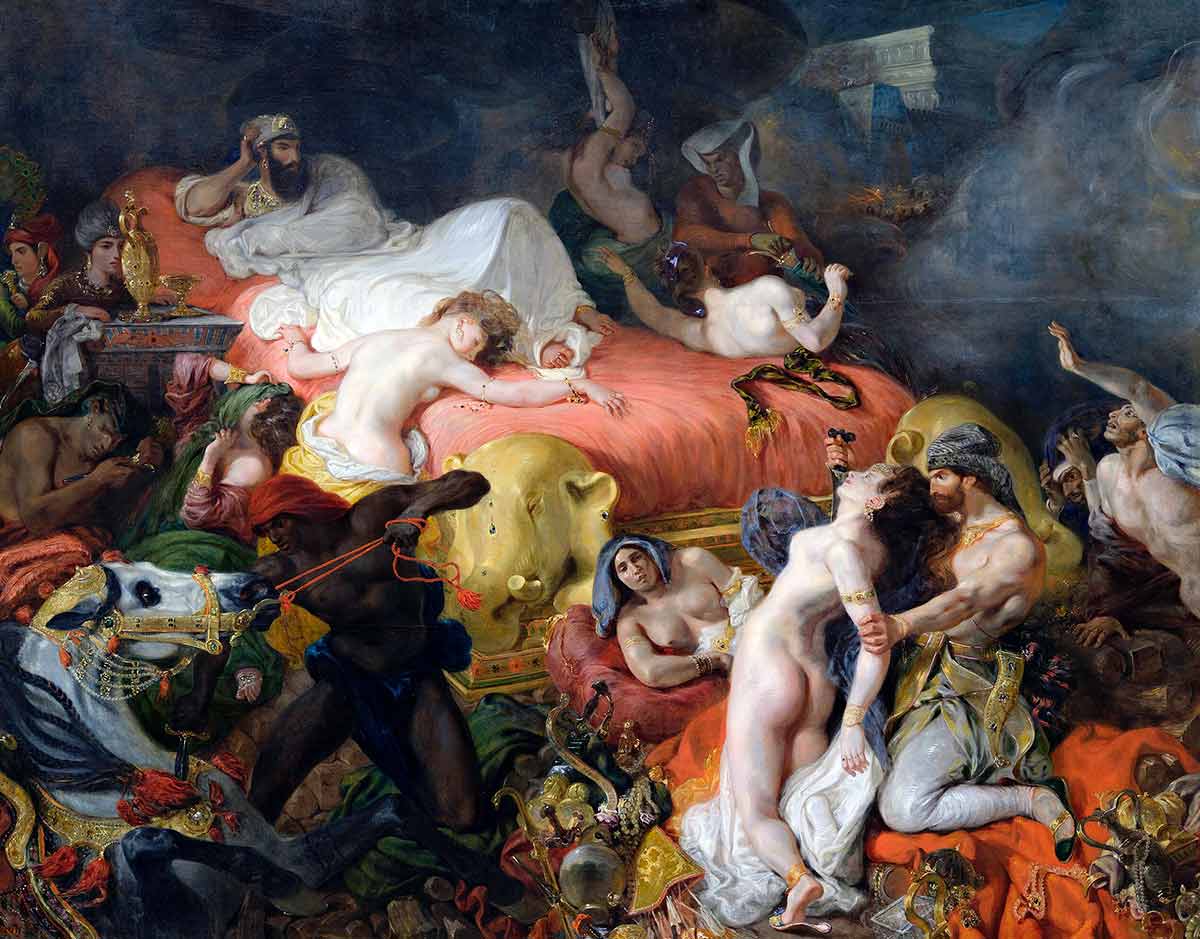 eugene delacroix death of sardanapalus