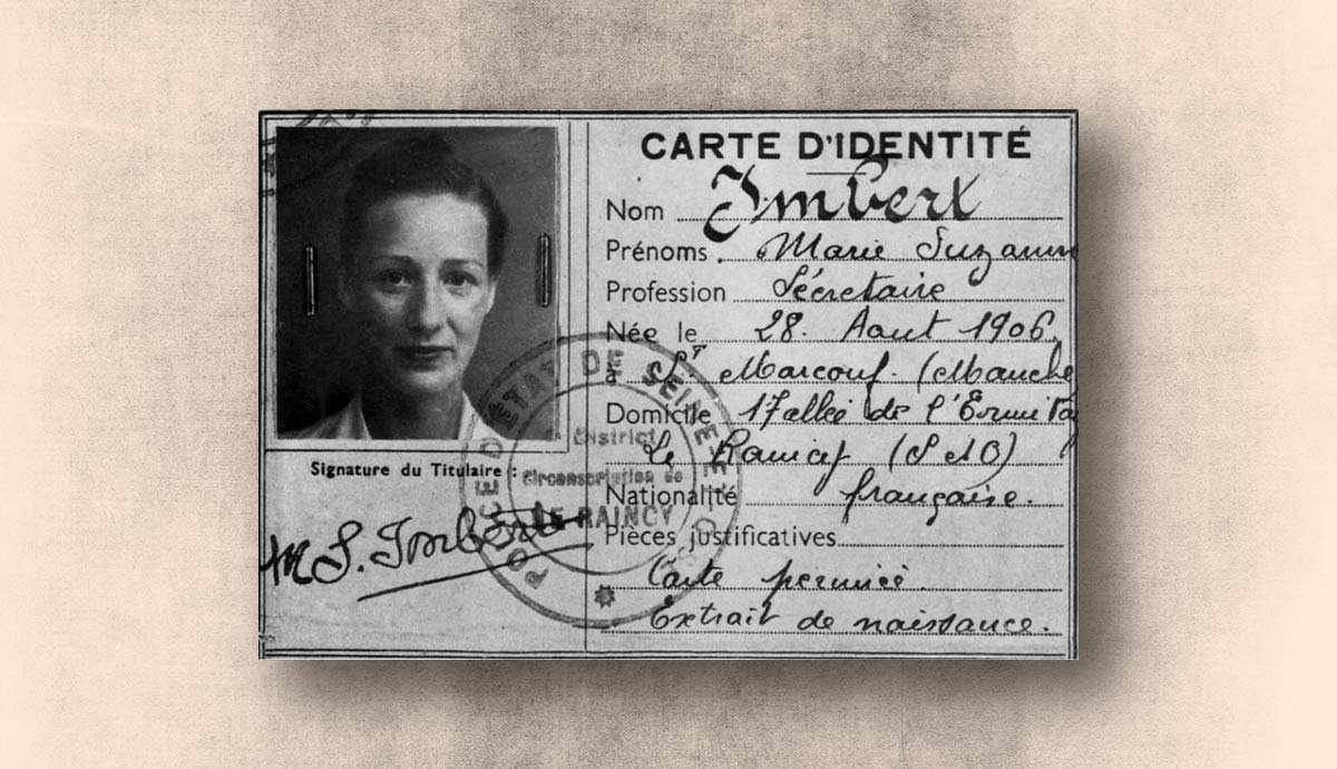 fourcade id card french resistance