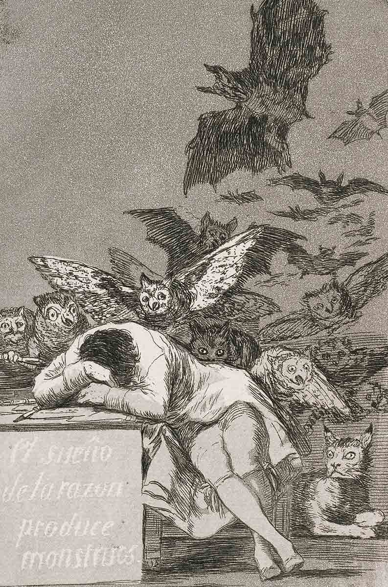 francisco goya the sleep of reason produces monster