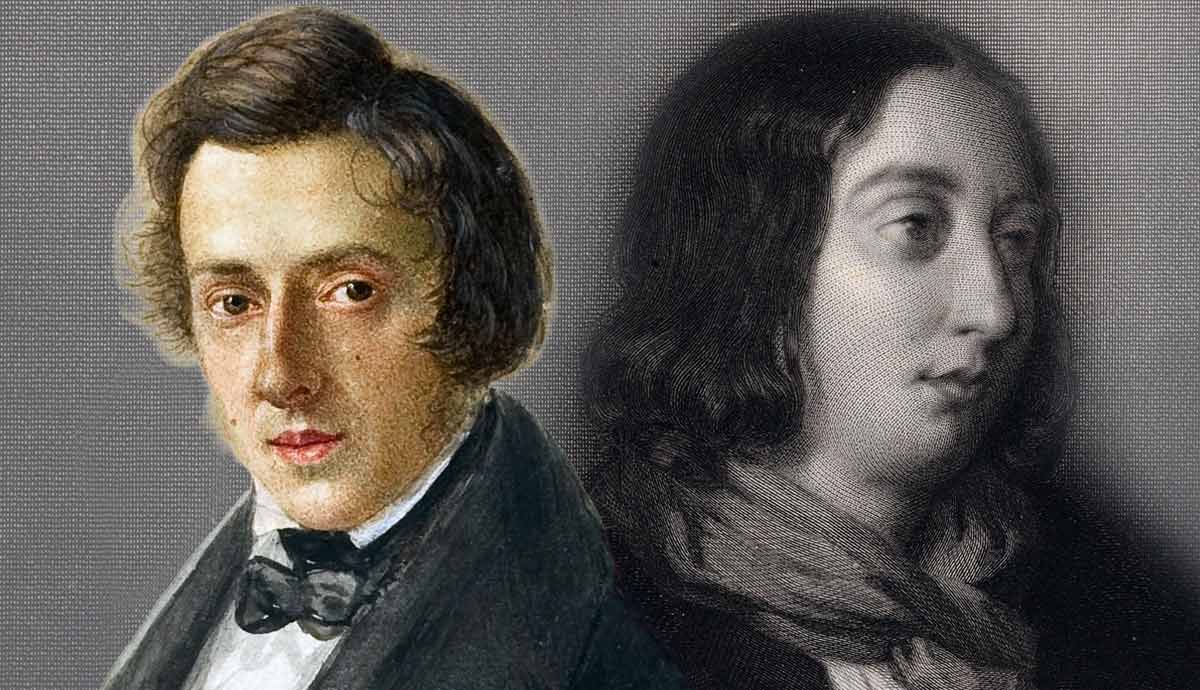 Portraits of Frédéric Chopin and George Sand