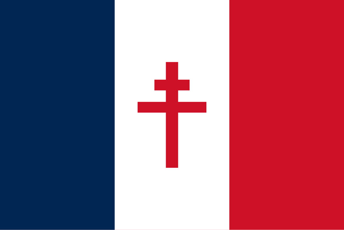 french flag cross lorain french resistance