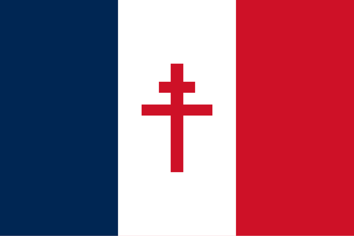 french flag cross lorain french resistance