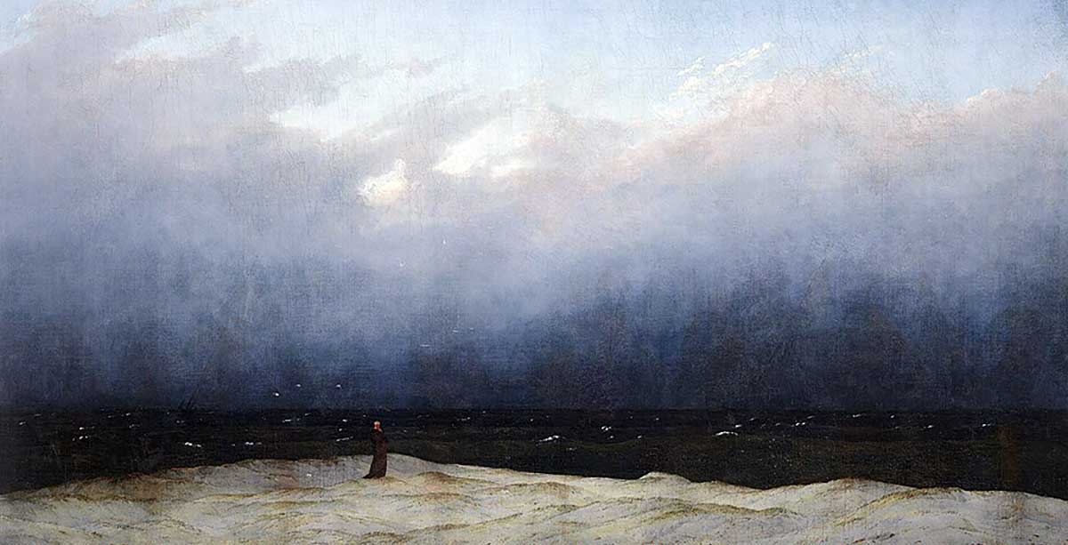 friedrich monk sea