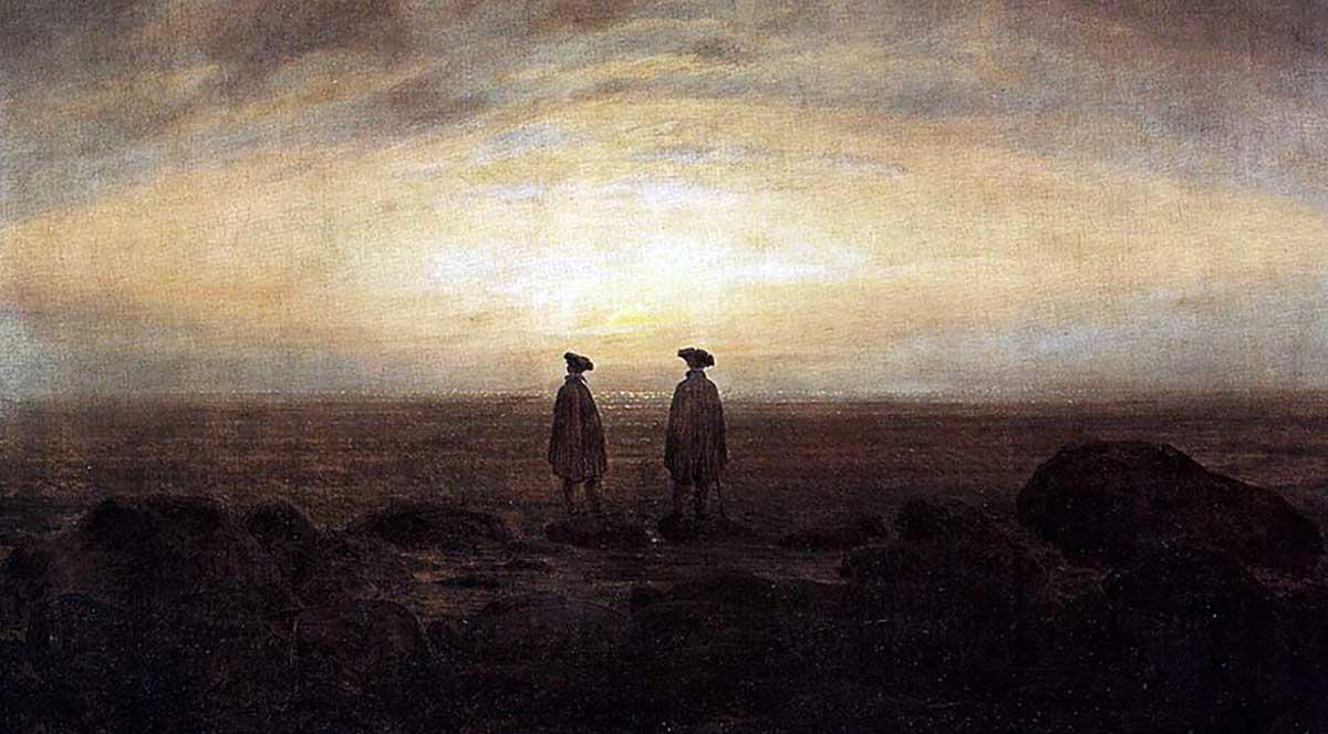 friedrich two men sea