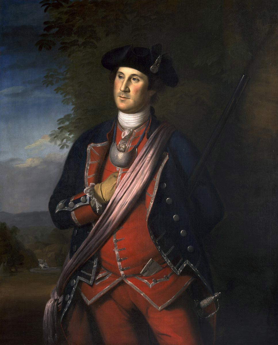george washington militia uniform peale