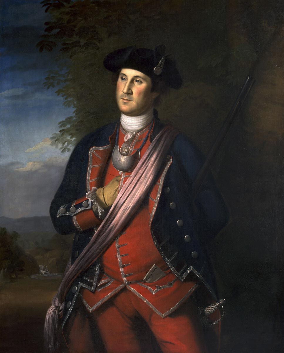 george washington militia uniform peale