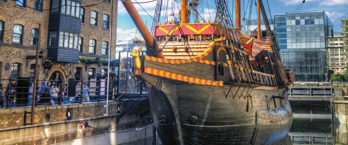 golden hinde replica