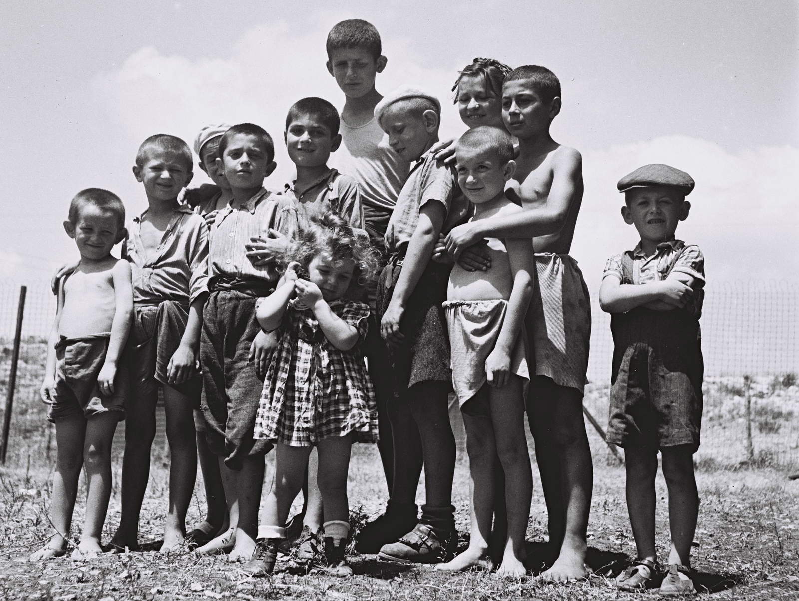 group of orphaned survivors