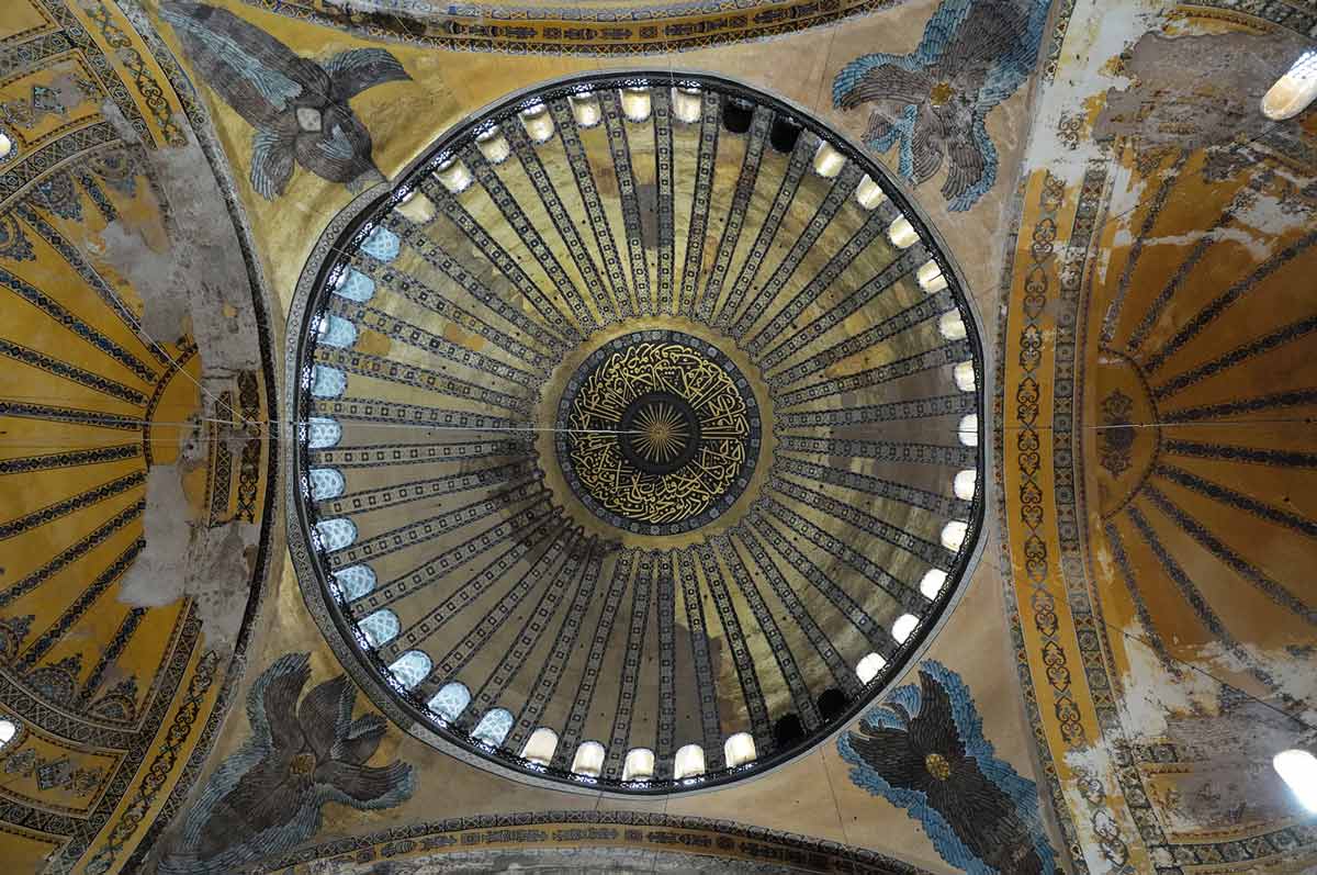 hagia sophia dome ceiling