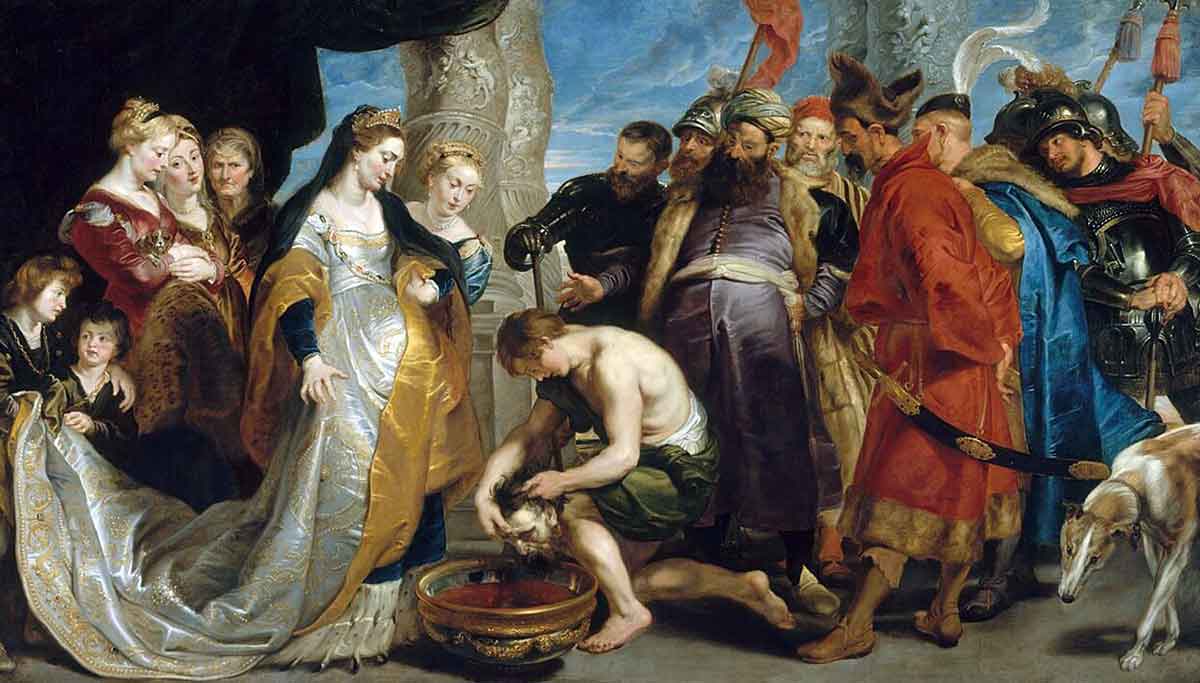 head of cyrus queen tomyris rubens