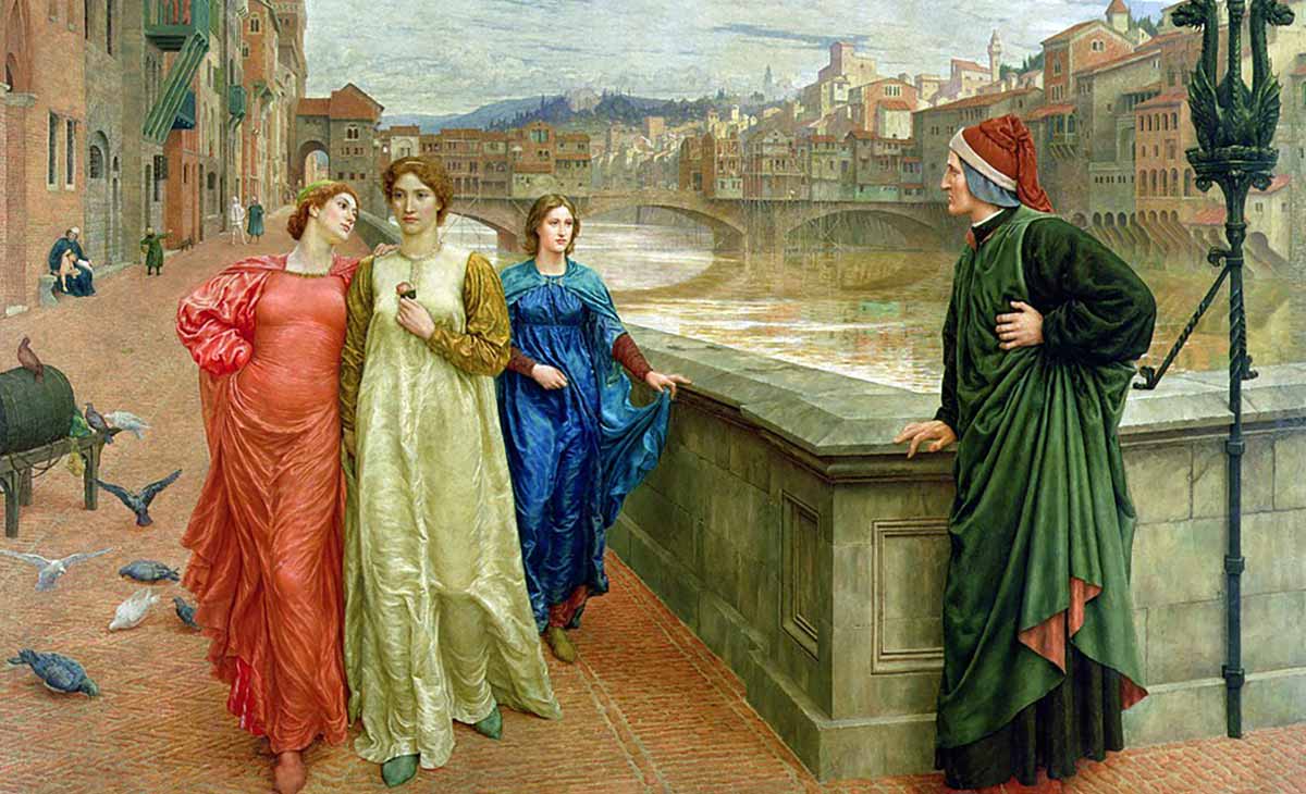 henry holiday dante meets beatrice