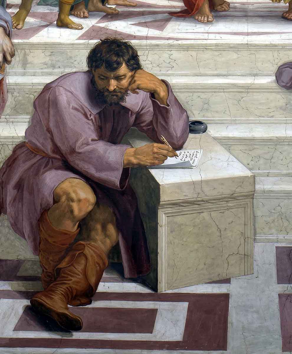 heraclitus school athens raphael fresco