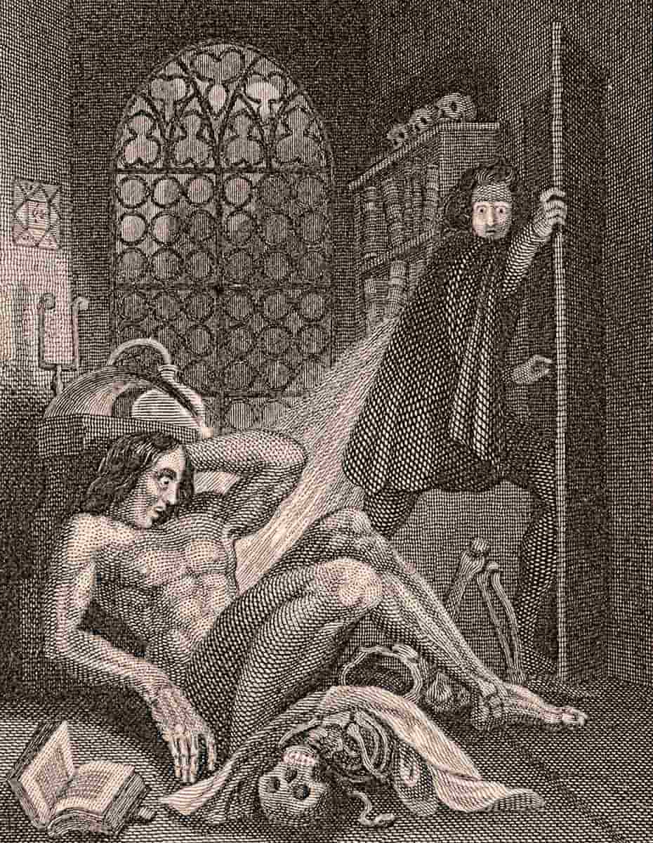 holst frankenstein disgusted creation