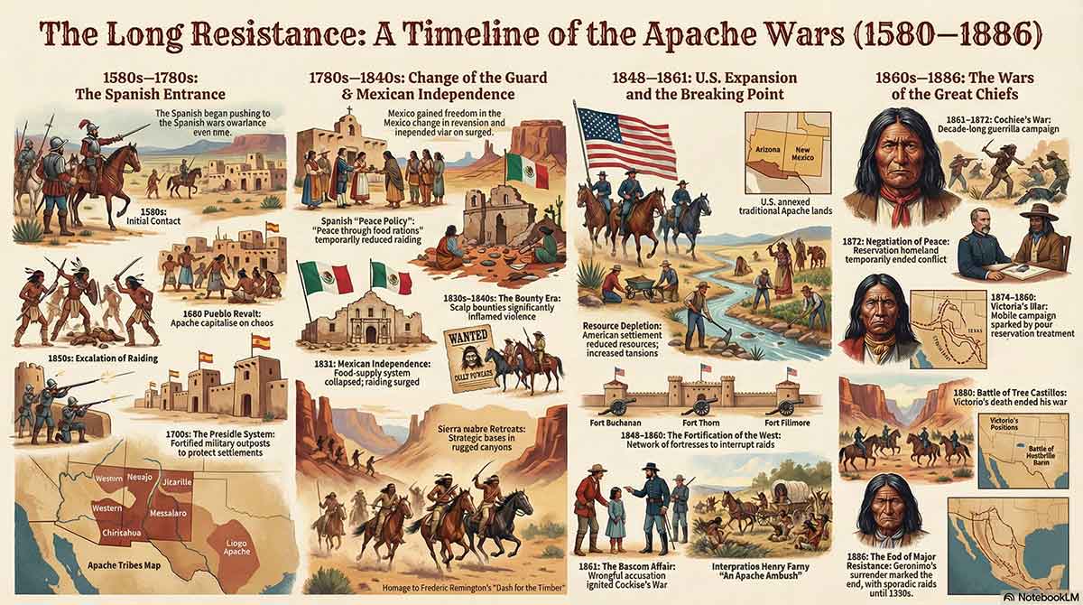 illustration timeline apache wars