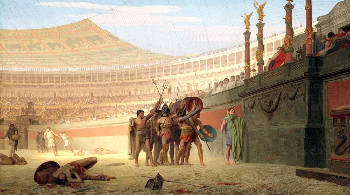 jean leon gerome ave caesar morituri te salutant