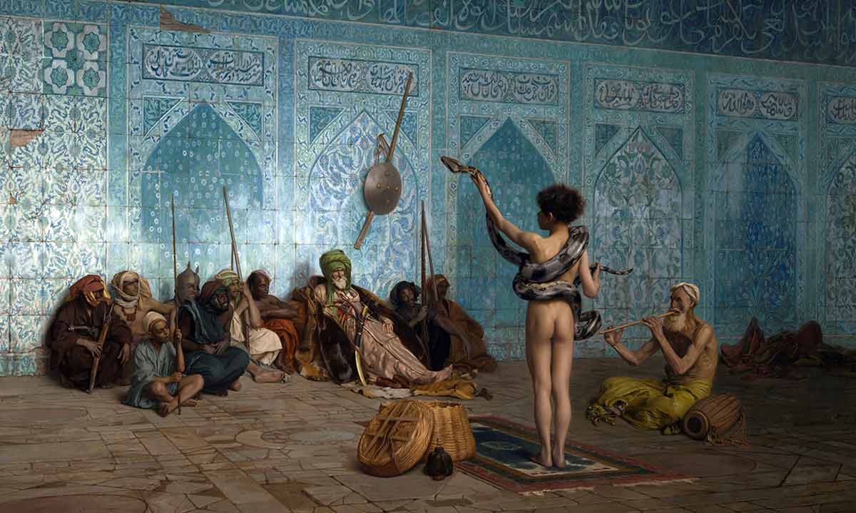 jean leon gerome the snake charmer