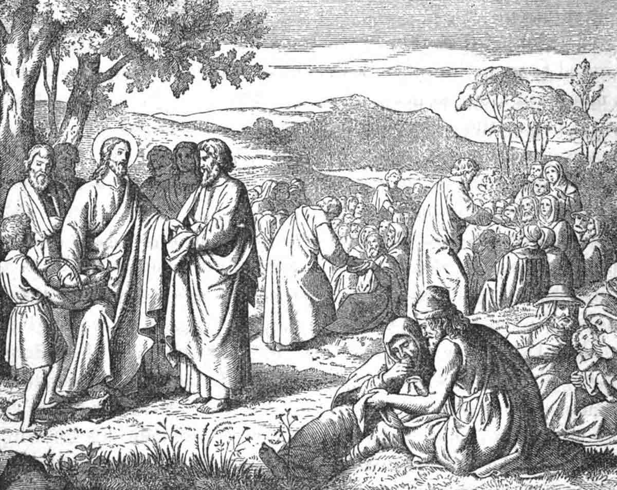 jesus feeds the multitude
