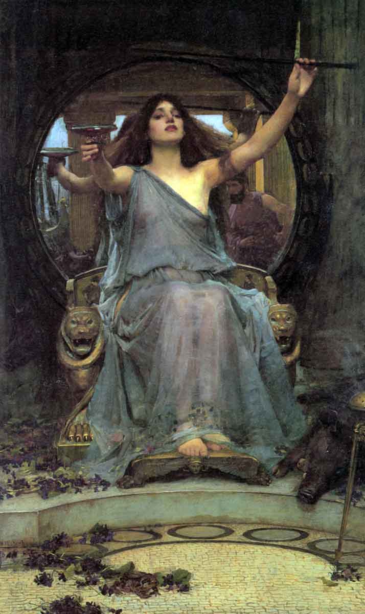 john william waterhouse circe offering the cup to odysseus